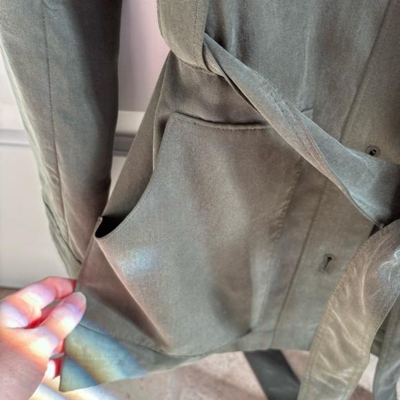 Banana republic olive/khaki green military utility jacket - Picture 6 of 9